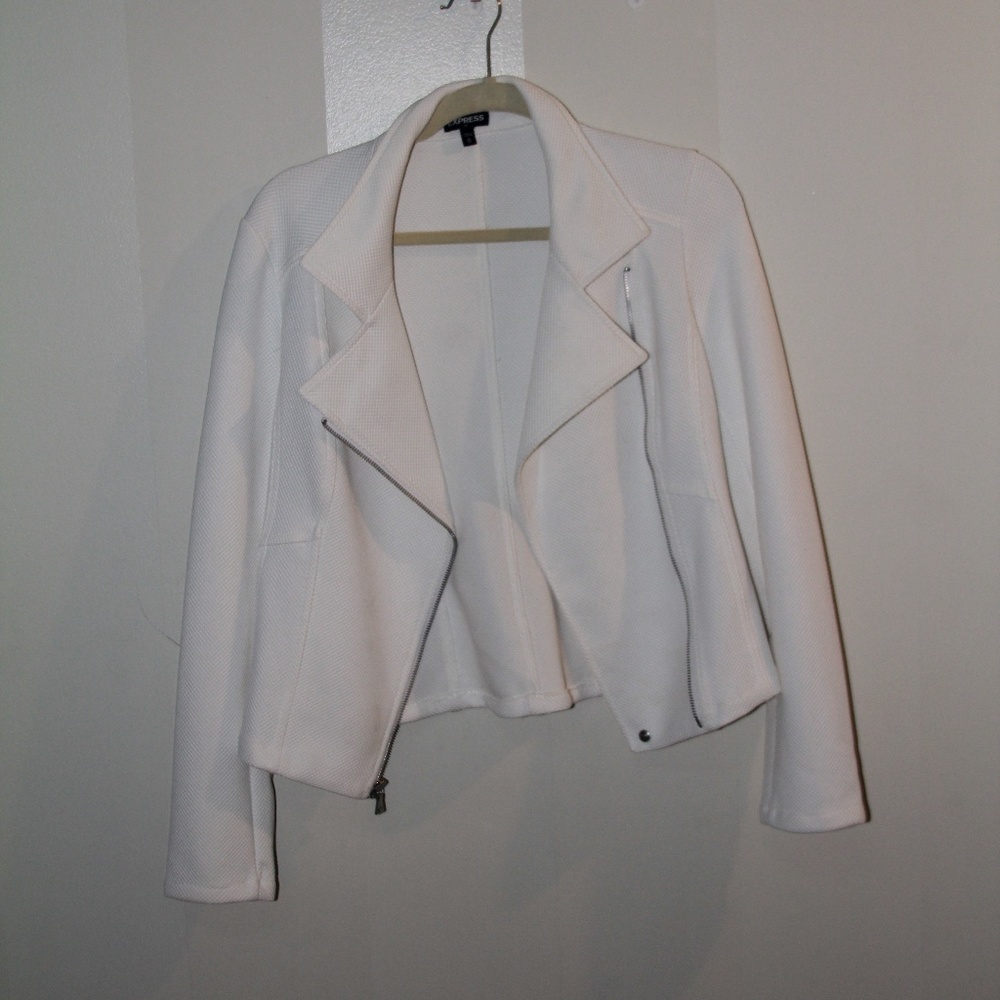 Express Jersey knit motojacket